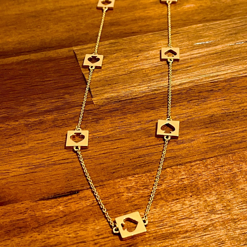 Kate Spade gold necklace